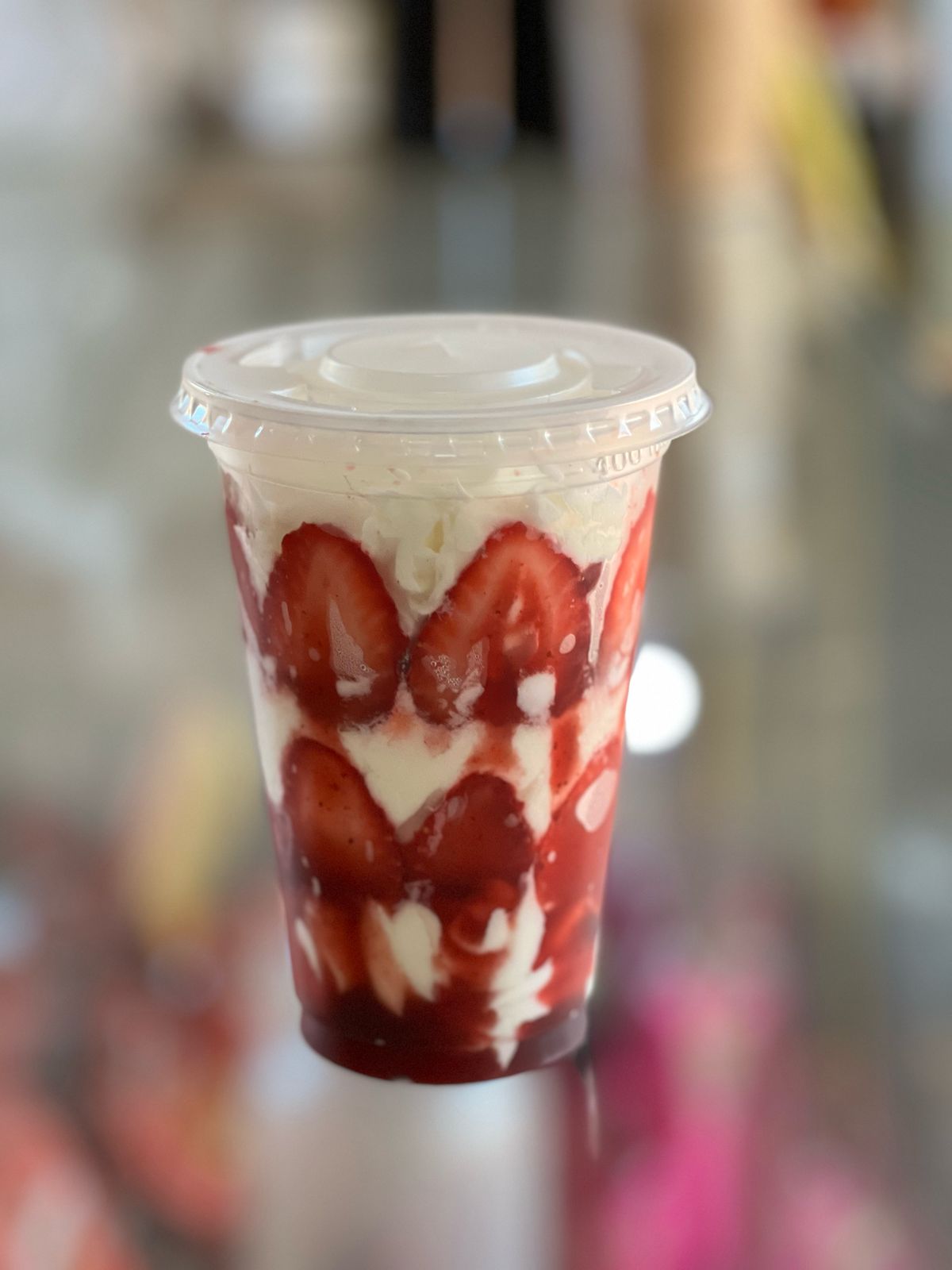 Frutilla con chantilly